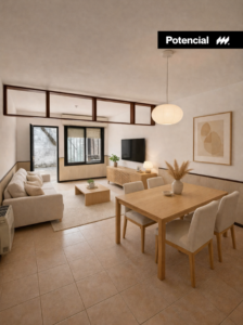 Casa en venta en Rosario, Santa Fe, Argentina, ubicada en calle Juan Manuel de Rosas al 3700. Propiedad de 100 m² con 2 dormitorios, patio y cocina comedor. Valor aproximado USD 36.000. Comercializa Momblanc Inmobiliaria.
