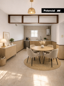 Casa en venta en Rosario, Santa Fe, Argentina, ubicada en calle Juan Manuel de Rosas al 3700. Propiedad de 100 m² con 2 dormitorios, patio y cocina comedor. Valor aproximado USD 36.000. Comercializa Momblanc Inmobiliaria.
